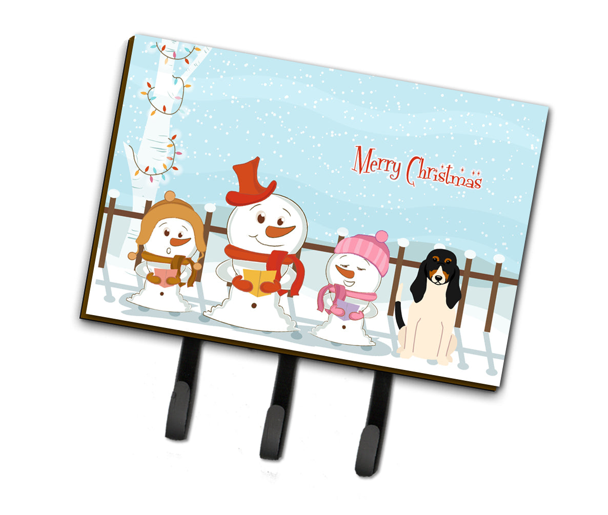 Merry Christmas Carolers Swiss Hound Leash or Key Holder BB2375TH68