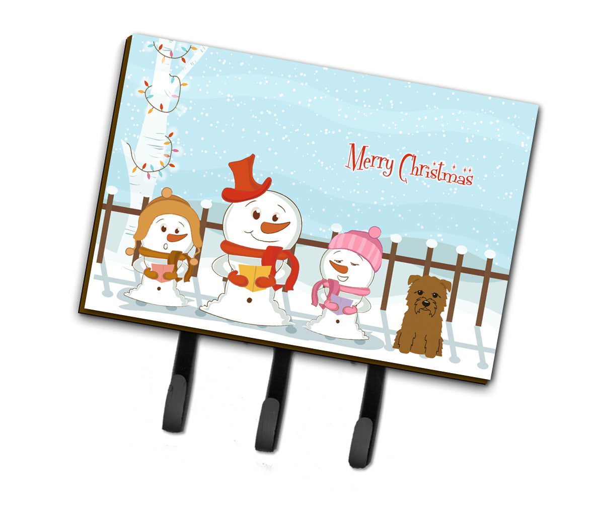Merry Christmas Carolers Glen of Imal Tan Leash or Key Holder BB2391TH68