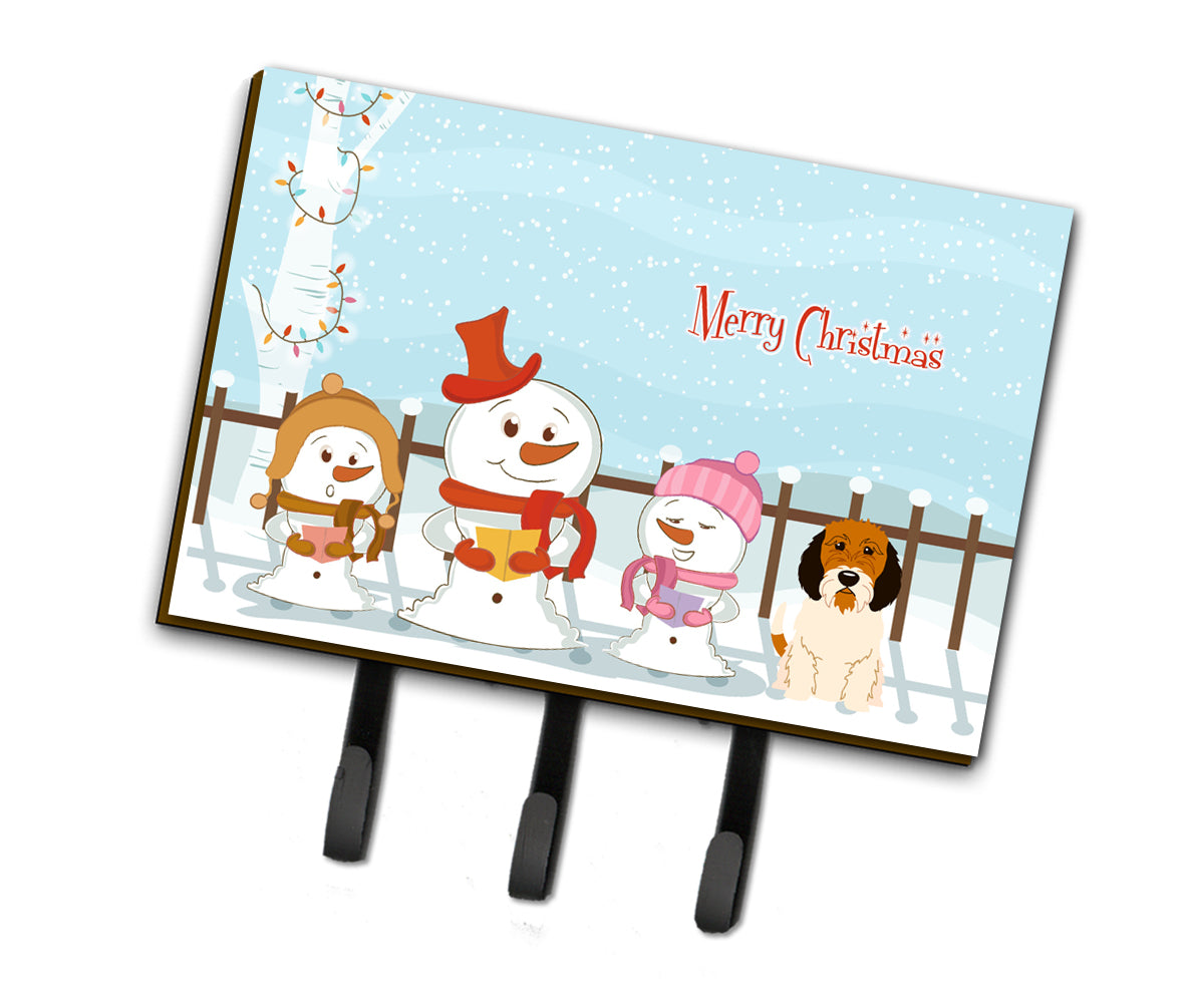 Merry Christmas Carolers Petit Basset Griffon Veenden Leash or Key Holder BB2410TH68