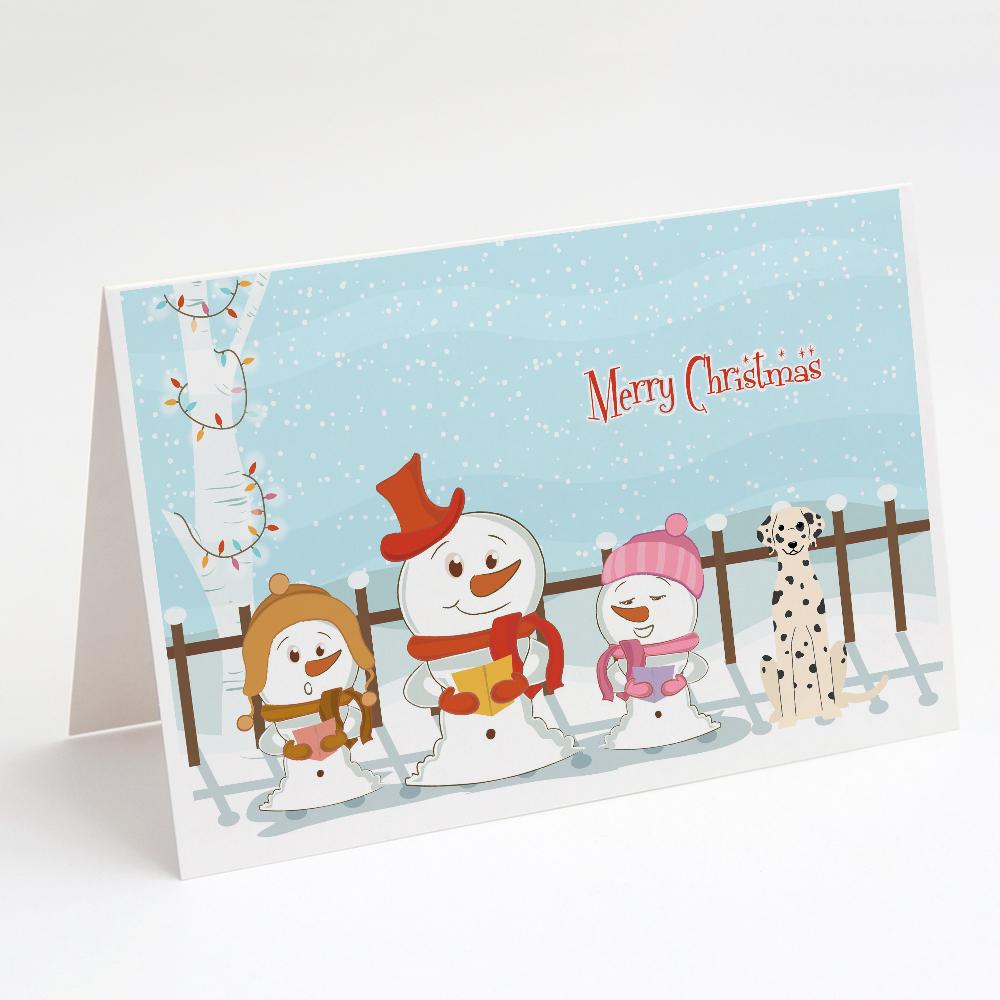 Buy this Merry Christmas Carolers Dalmatian Greeting Cards and Envelopes Pack of 8