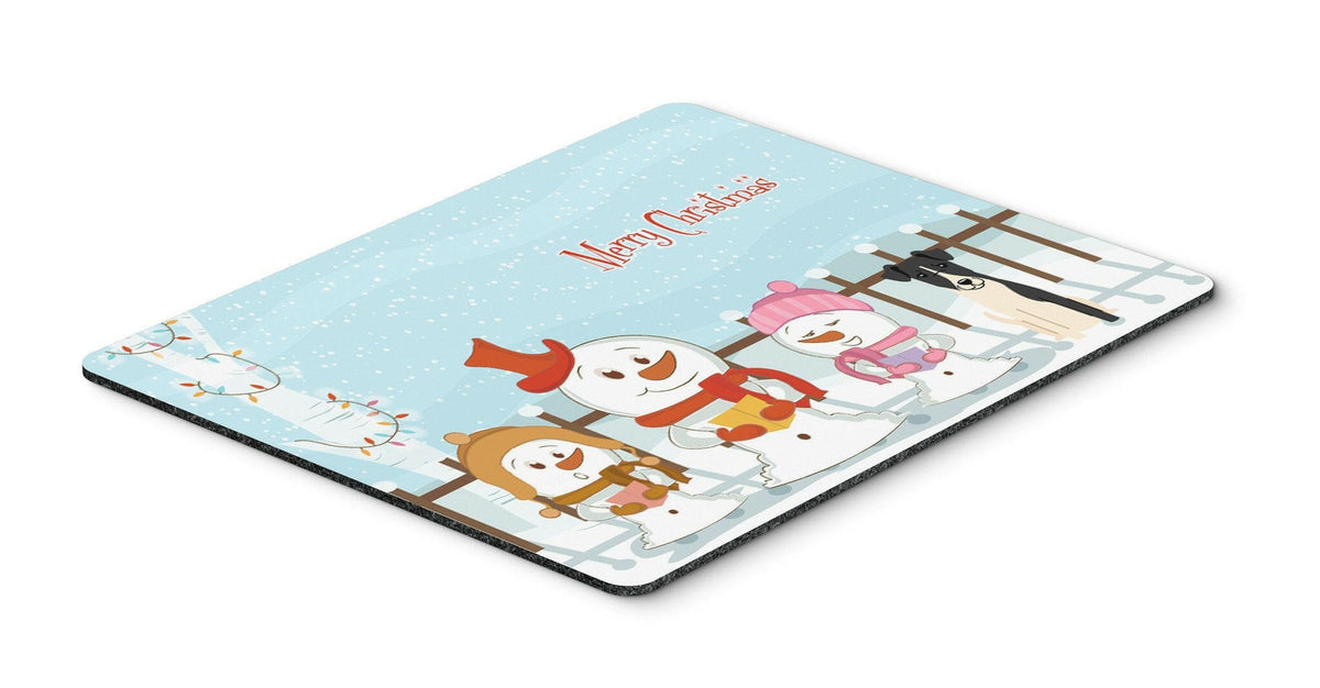 Merry Christmas Carolers Smooth Fox Terrier Mouse Pad, Hot Pad or Trivet BB2429MP by Caroline&#39;s Treasures