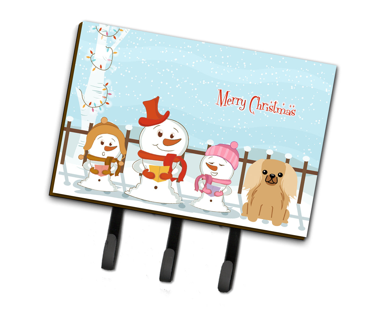 Merry Christmas Carolers Pekingnese Fawn Sable Leash or Key Holder BB2435TH68