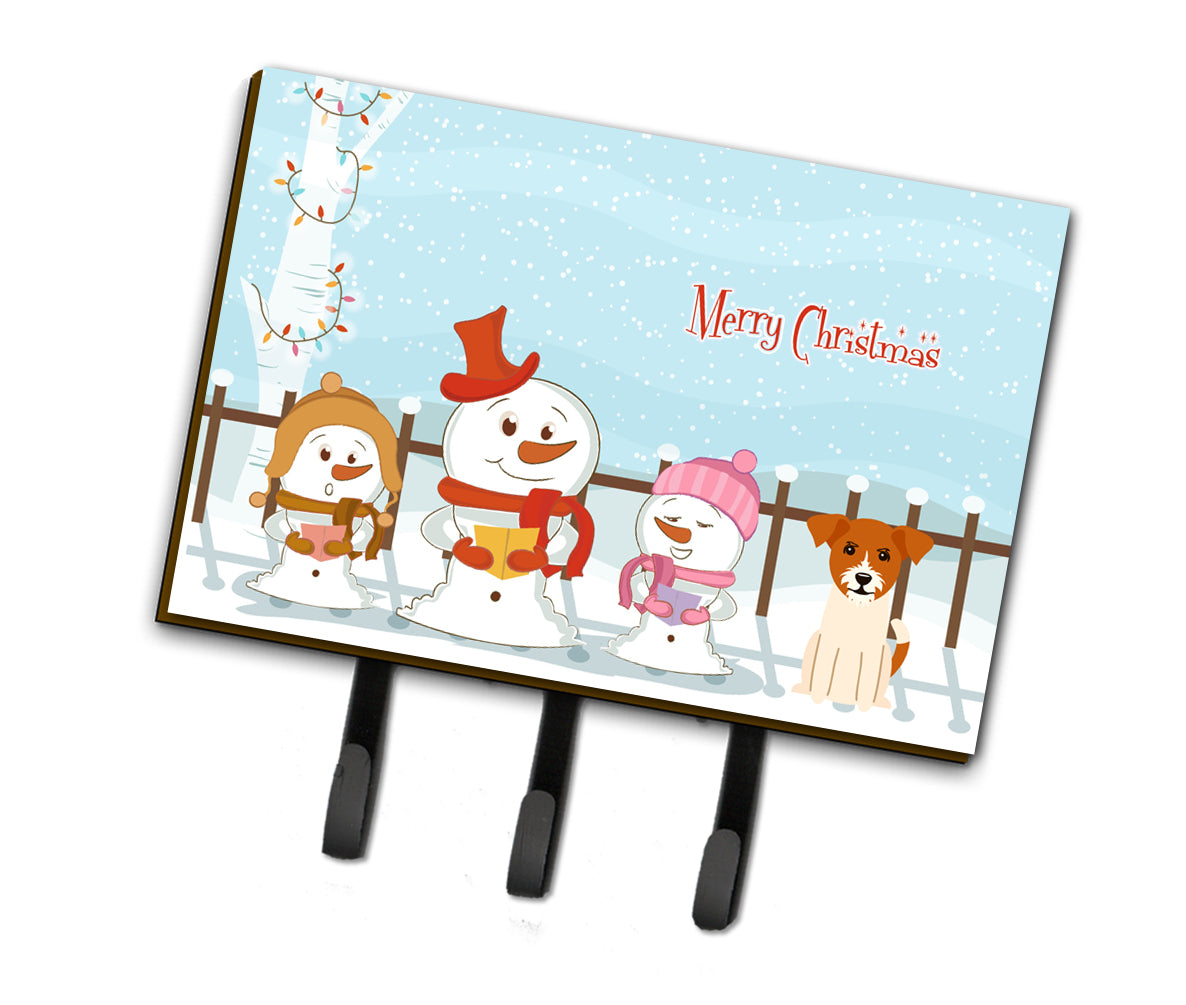 Merry Christmas Carolers Jack Russell Terrier Leash or Key Holder BB2439TH68  the-store.com.
