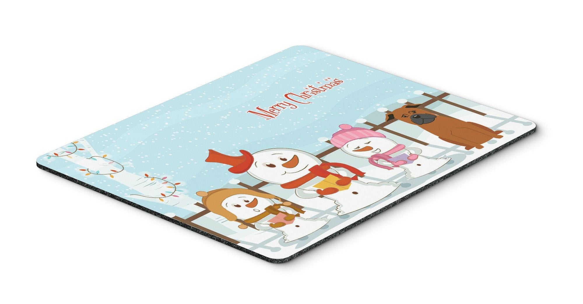 Merry Christmas Carolers Chinese Chongqing Dog Mouse Pad, Hot Pad or Trivet BB2442MP by Caroline's Treasures