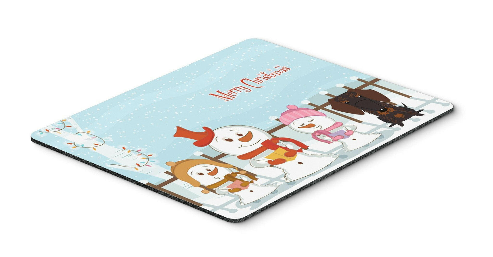 Merry Christmas Carolers Wire Haired Dachshund Chocolate Mouse Pad, Hot Pad or Trivet BB2460MP by Caroline's Treasures