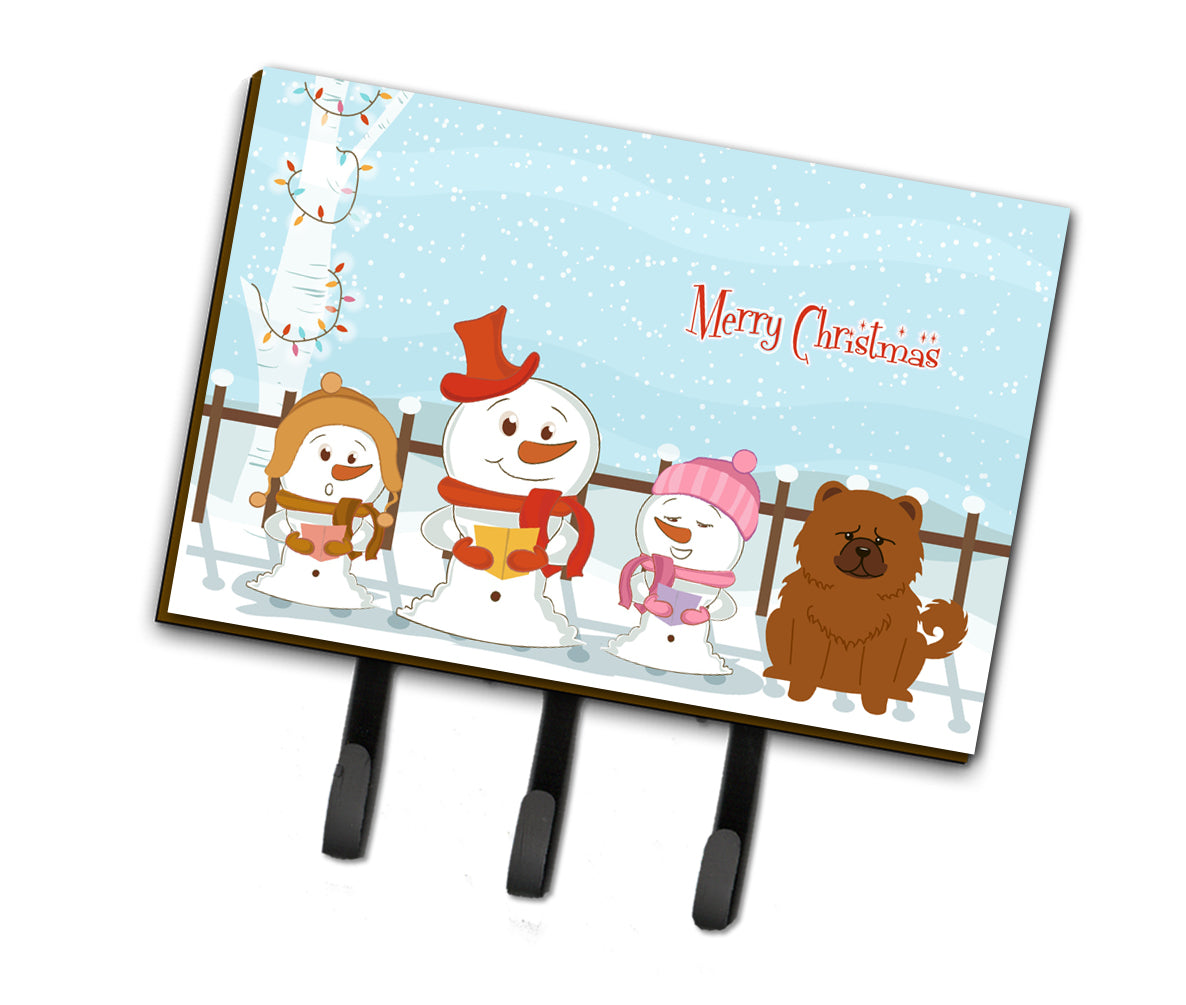 Merry Christmas Carolers Chow Chow Red Leash or Key Holder BB2473TH68  the-store.com.