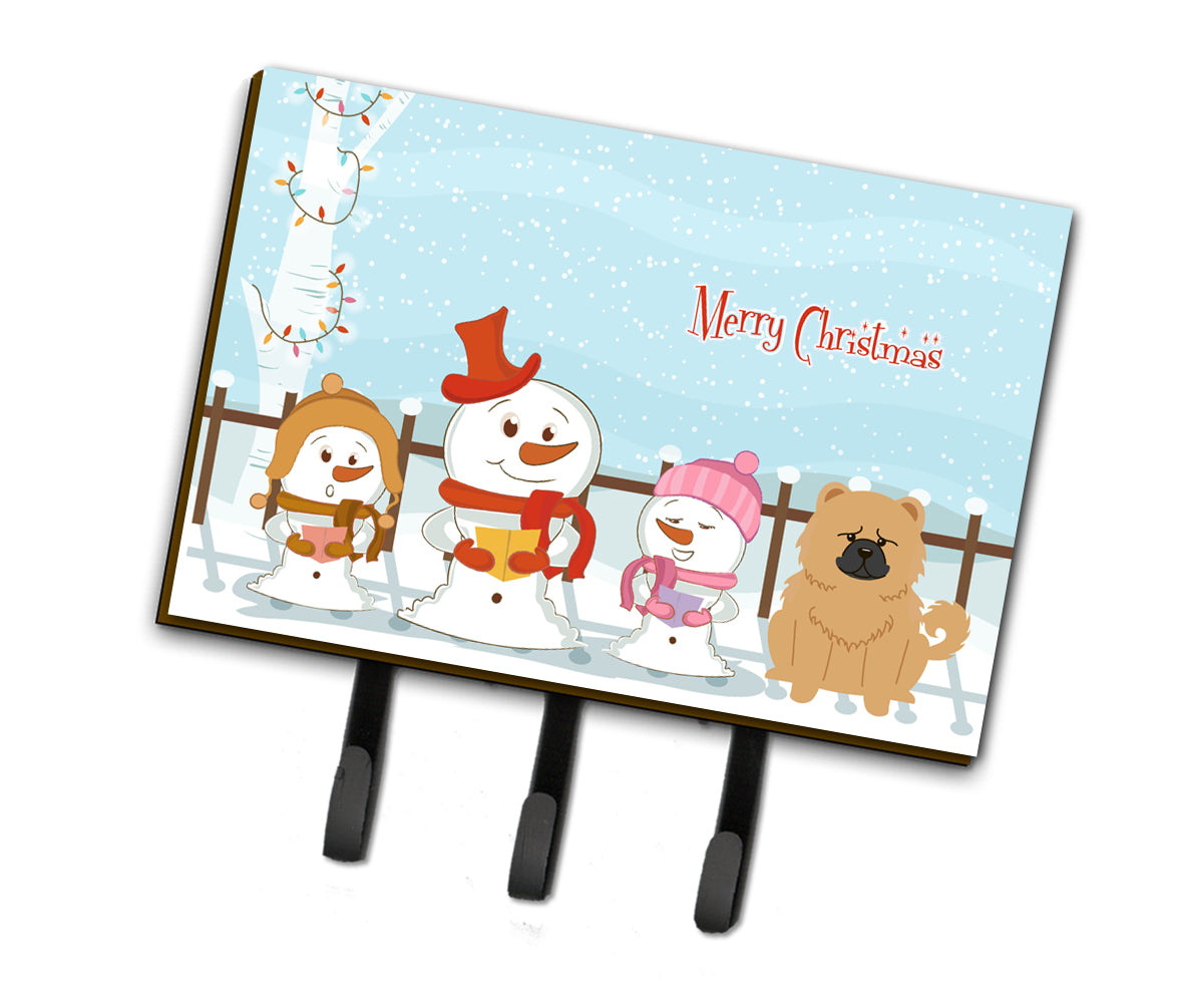 Merry Christmas Carolers Chow Chow Cream Leash or Key Holder BB2475TH68