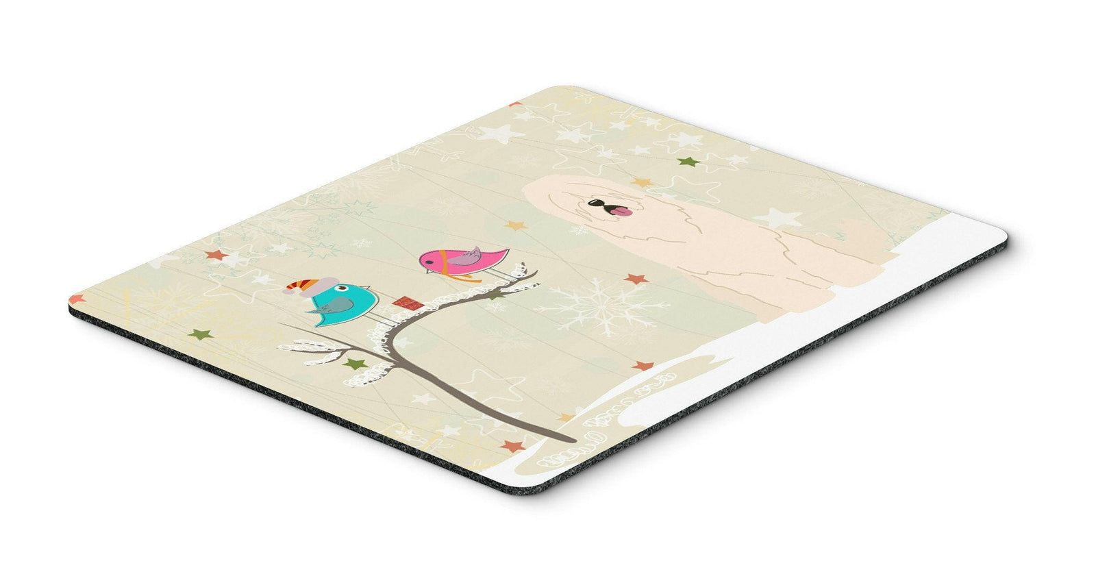 Christmas Presents between Friends South Russian Sheepdog Mouse Pad, Hot Pad or Trivet BB2496MP by Caroline's Treasures