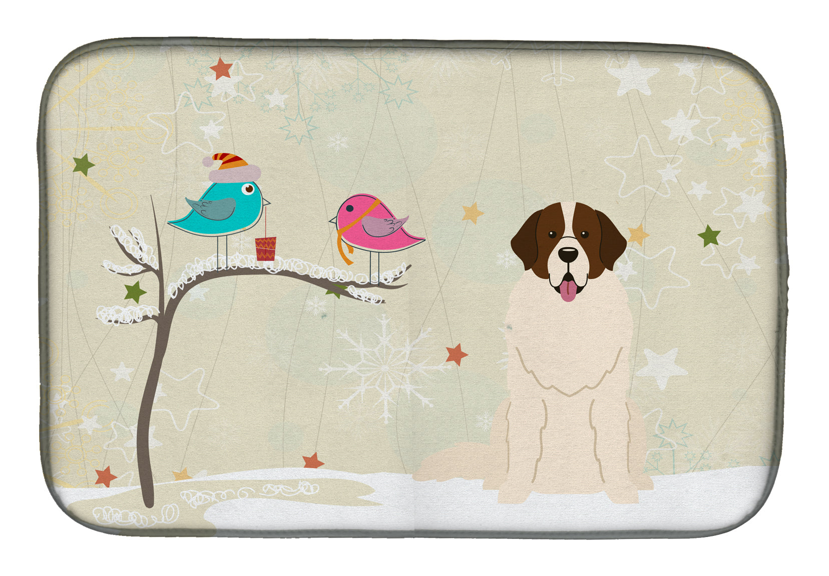 Christmas Presents between Friends Moscow Watchdog Dish Drying Mat BB2499DDM  the-store.com.