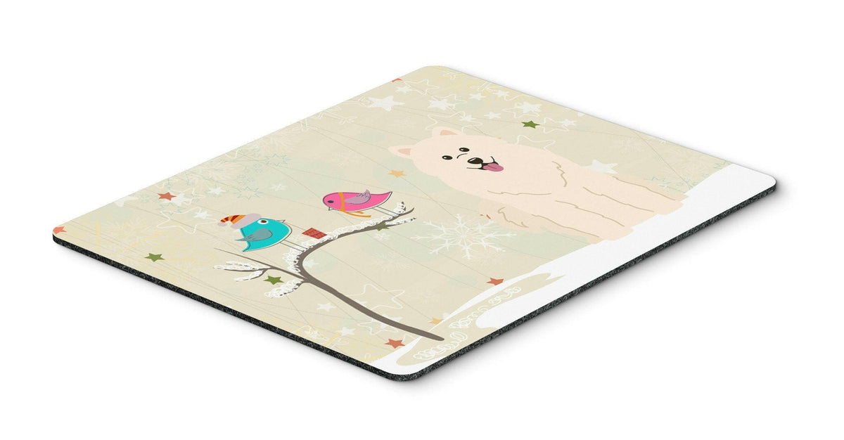 Christmas Presents between Friends Samoyed Mouse Pad, Hot Pad or Trivet BB2502MP by Caroline&#39;s Treasures