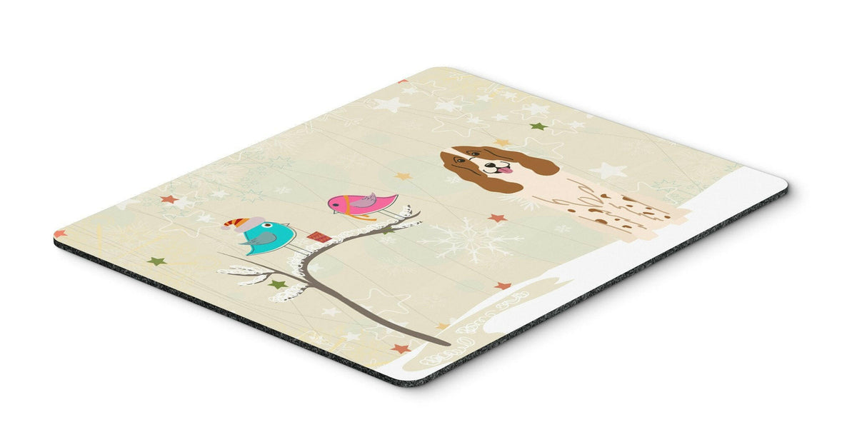 Christmas Presents between Friends Russian Spaniel Mouse Pad, Hot Pad or Trivet BB2503MP by Caroline&#39;s Treasures