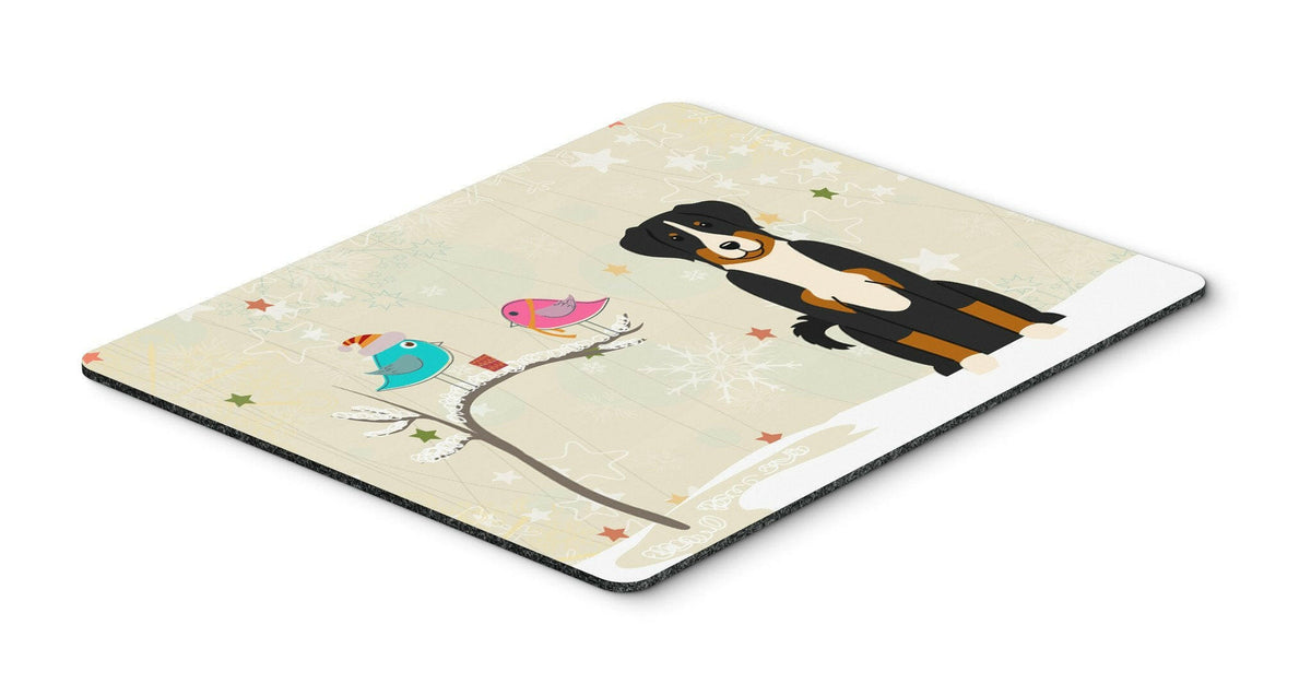 Christmas Presents between Friends Appenzeller Sennenhund Mouse Pad, Hot Pad or Trivet BB2515MP by Caroline&#39;s Treasures