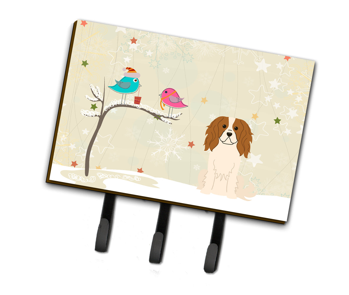 Christmas Presents between Friends Cavalier Spaniel Leash or Key Holder BB2530TH68  the-store.com.