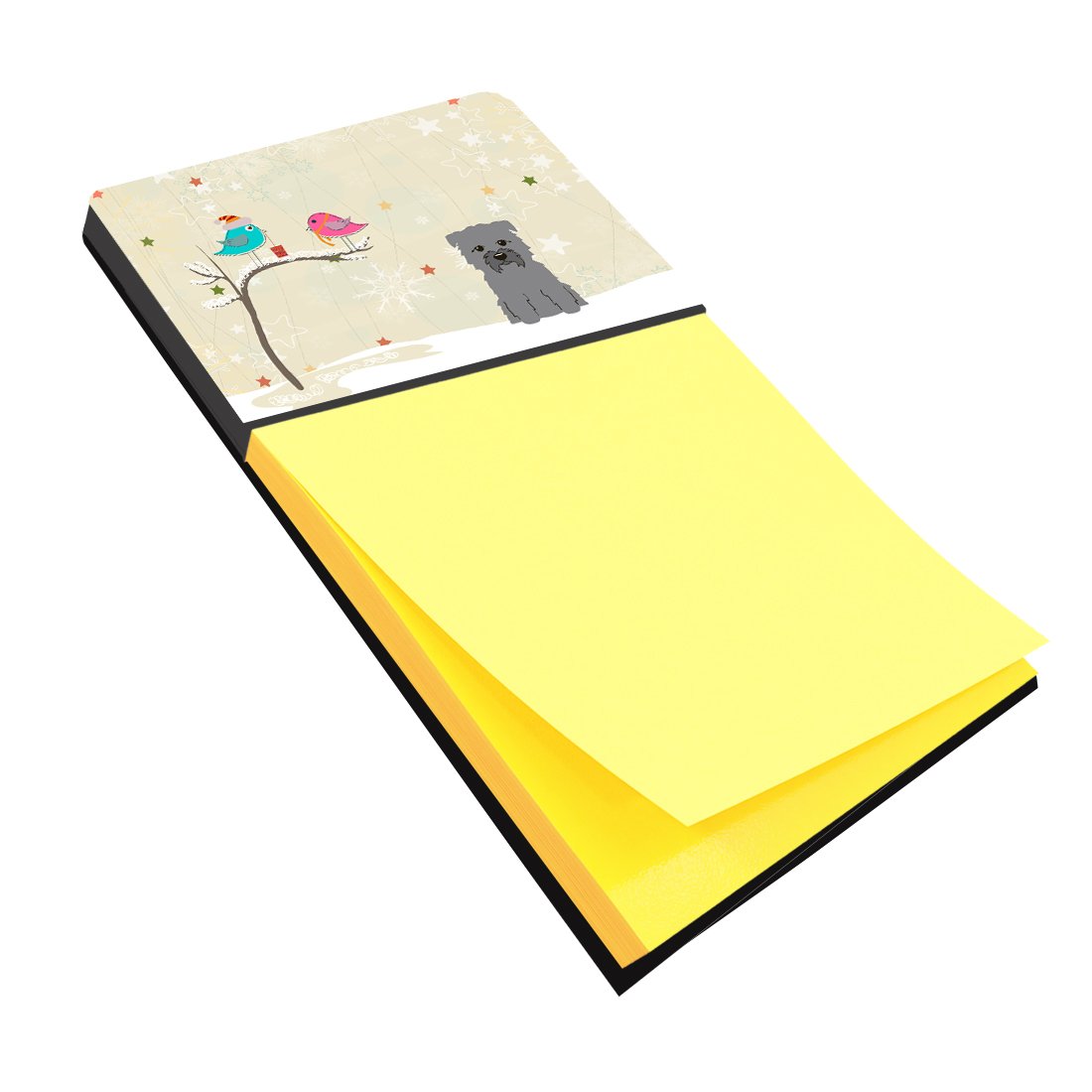 Christmas Presents between Friends Glen of Imal Grey Sticky Note Holder BB2531SN by Caroline&#39;s Treasures