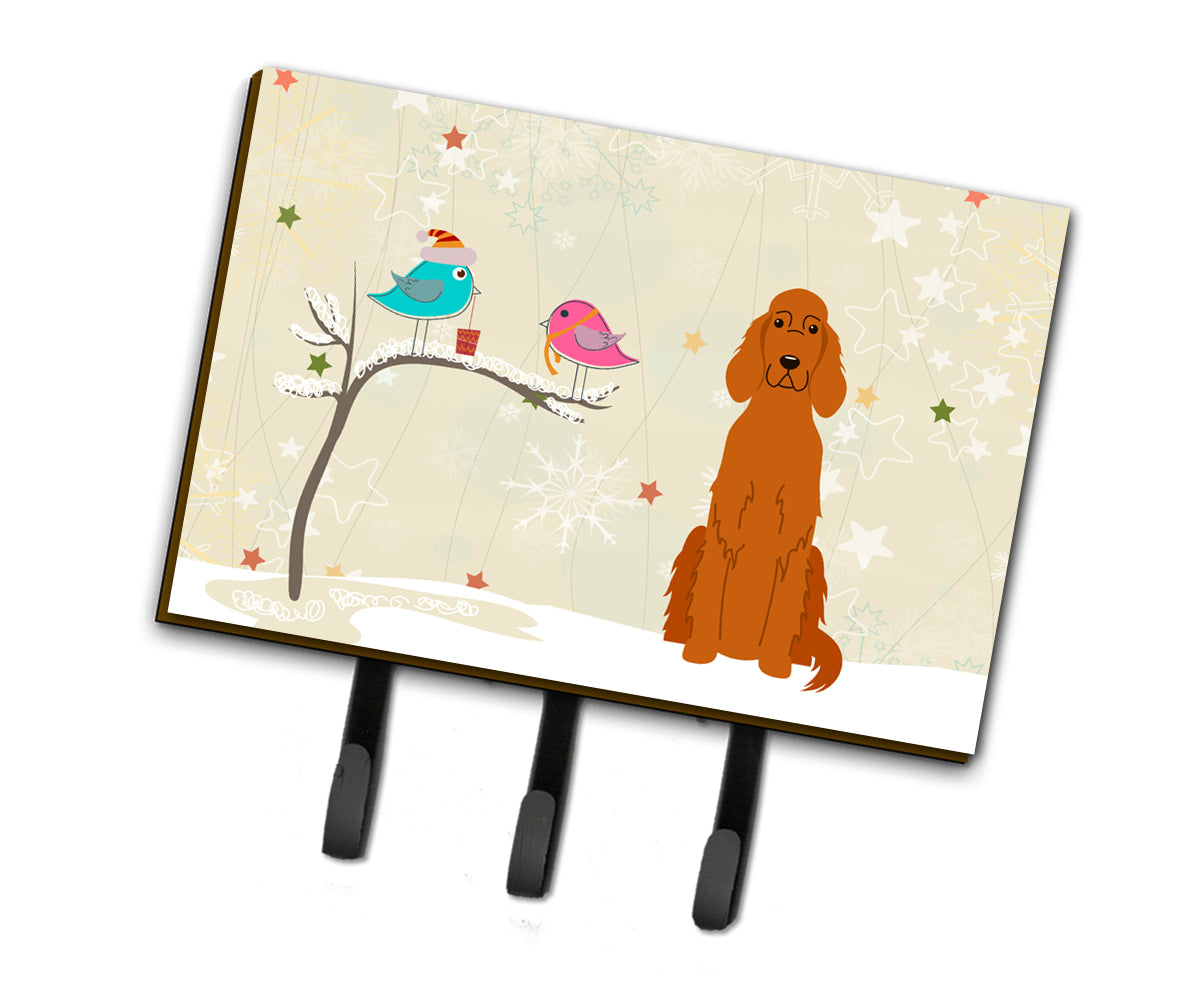 Christmas Presents between Friends Irish Setter Leash or Key Holder BB2536TH68  the-store.com.