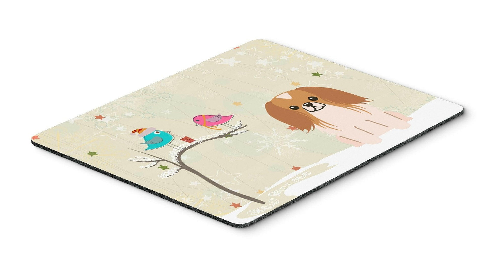 Christmas Presents between Friends Pekingnese Red White Mouse Pad, Hot Pad or Trivet BB2575MP by Caroline's Treasures