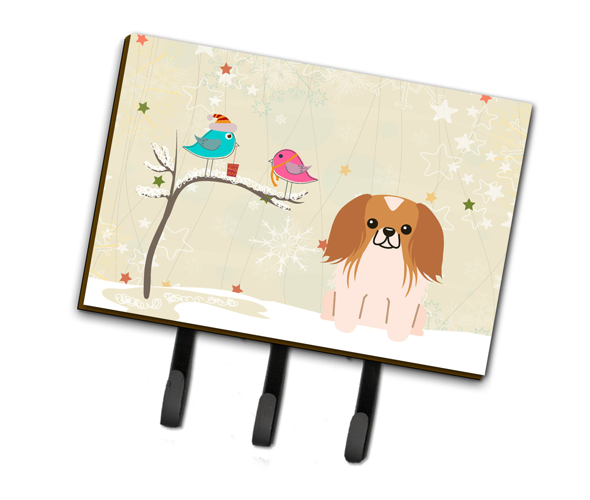 Christmas Presents between Friends Pekingnese Red White Leash or Key Holder BB2575TH68  the-store.com.