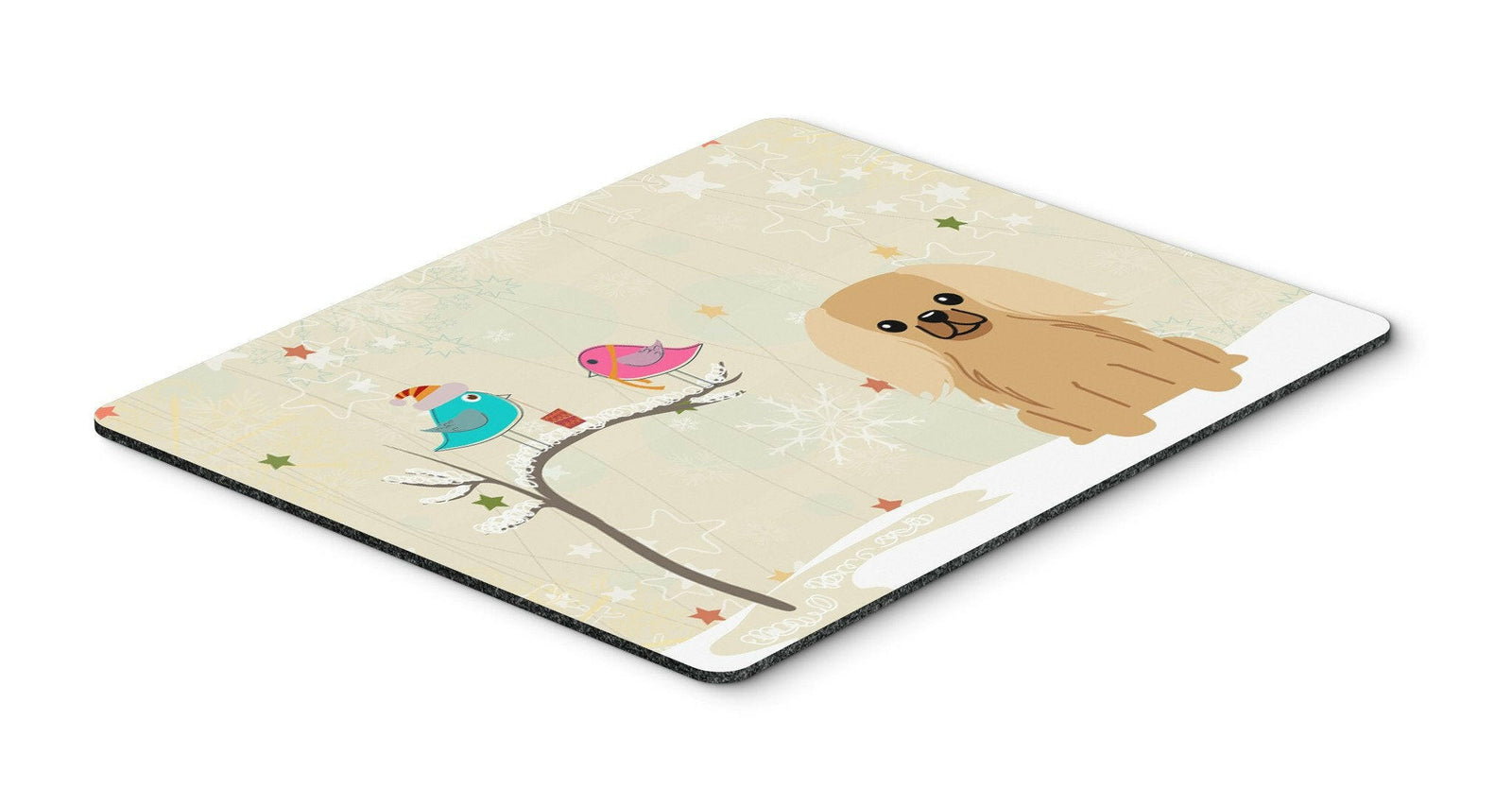 Christmas Presents between Friends Pekingnese Fawn Sable Mouse Pad, Hot Pad or Trivet BB2576MP by Caroline's Treasures