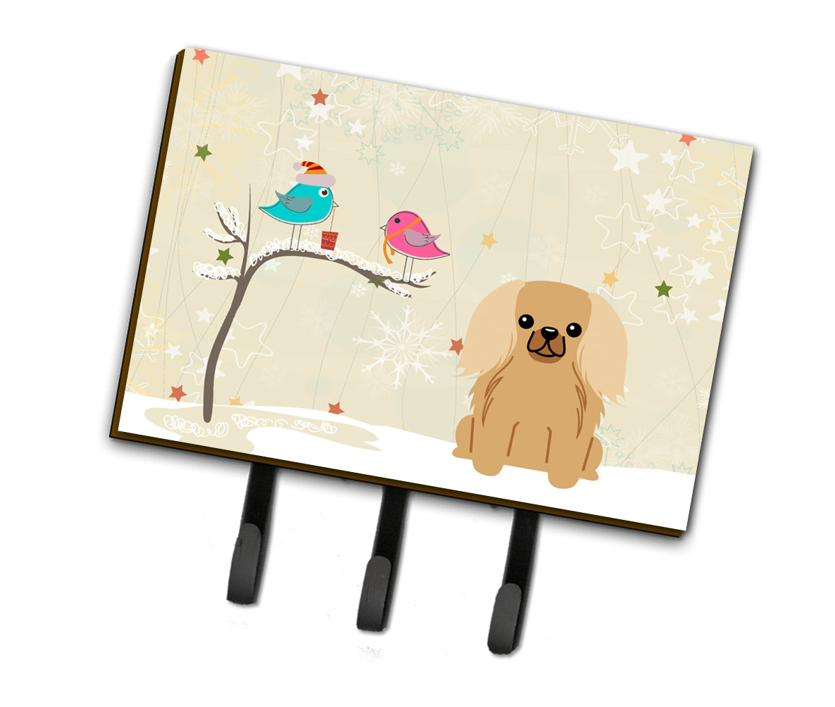 Christmas Presents between Friends Pekingnese Fawn Sable Leash or Key Holder BB2576TH68  the-store.com.