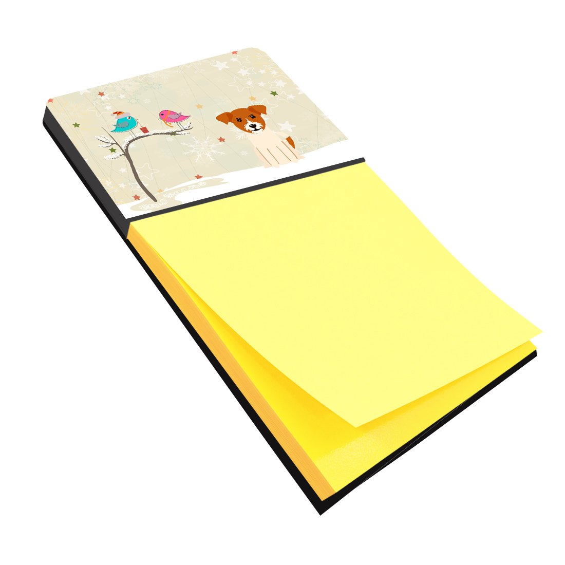 Christmas Presents between Friends Jack Russell Terrier Sticky Note Holder BB2580SN by Caroline&#39;s Treasures