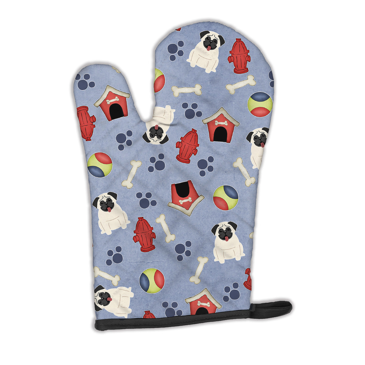 Dog House Collection Pug Cream Oven Mitt BB2617OVMT  the-store.com.