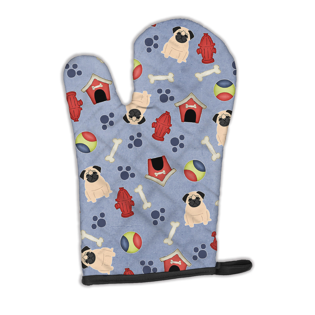 Dog House Collection Pug Fawn Oven Mitt BB2621OVMT  the-store.com.