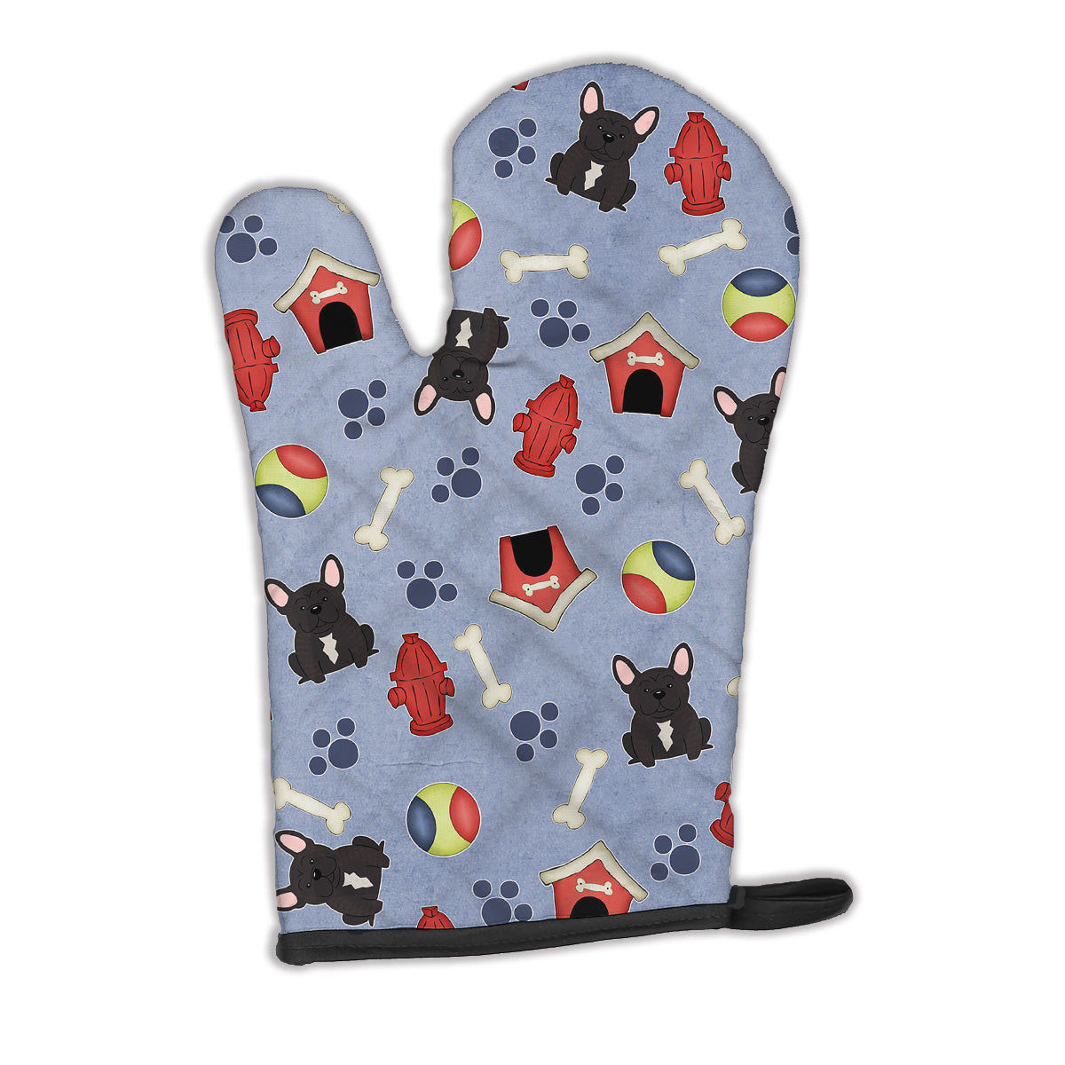 Dog House Collection French Bulldog Brindle Oven Mitt BB2622OVMT  the-store.com.