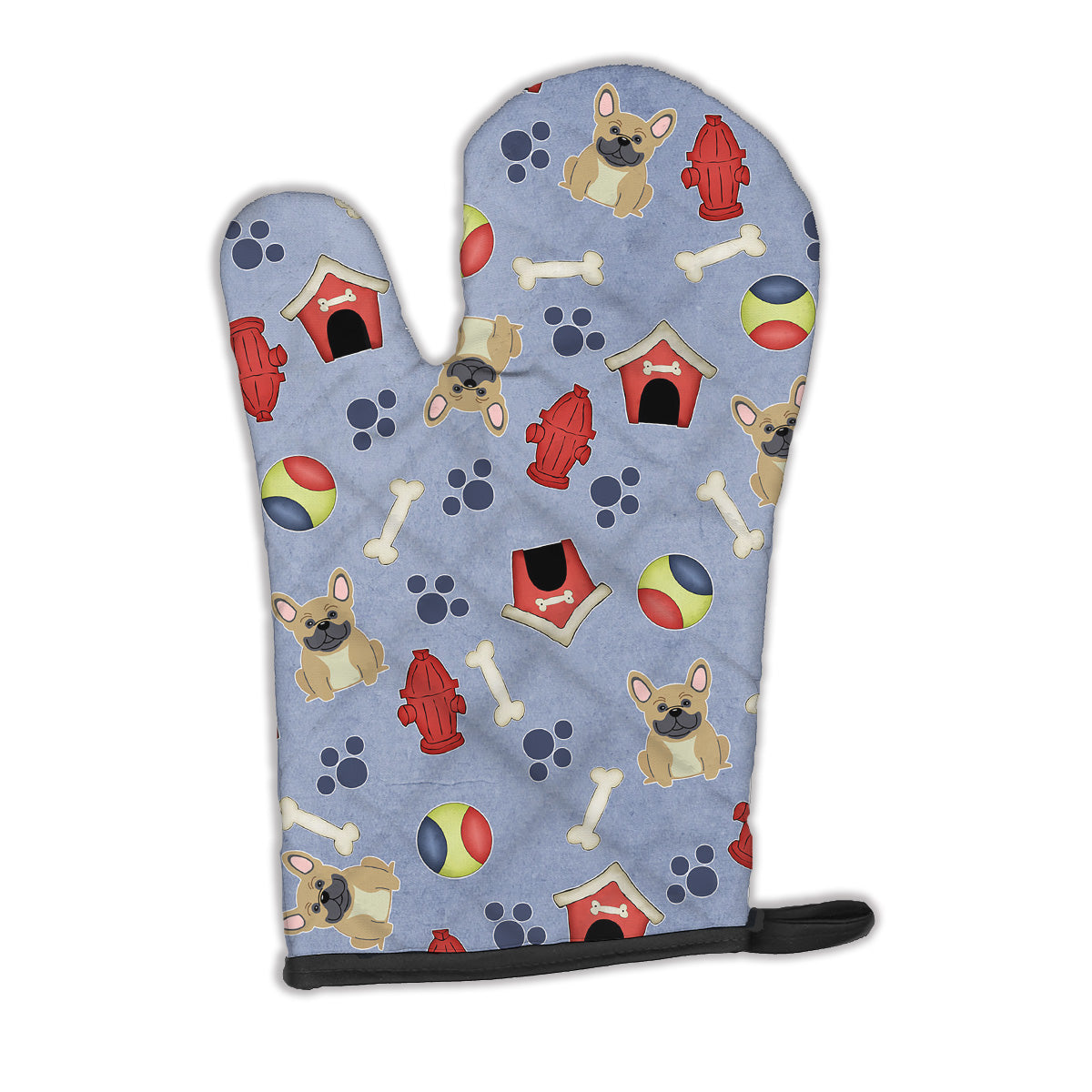 Dog House Collection French Bulldog Cream Oven Mitt BB2623OVMT  the-store.com.