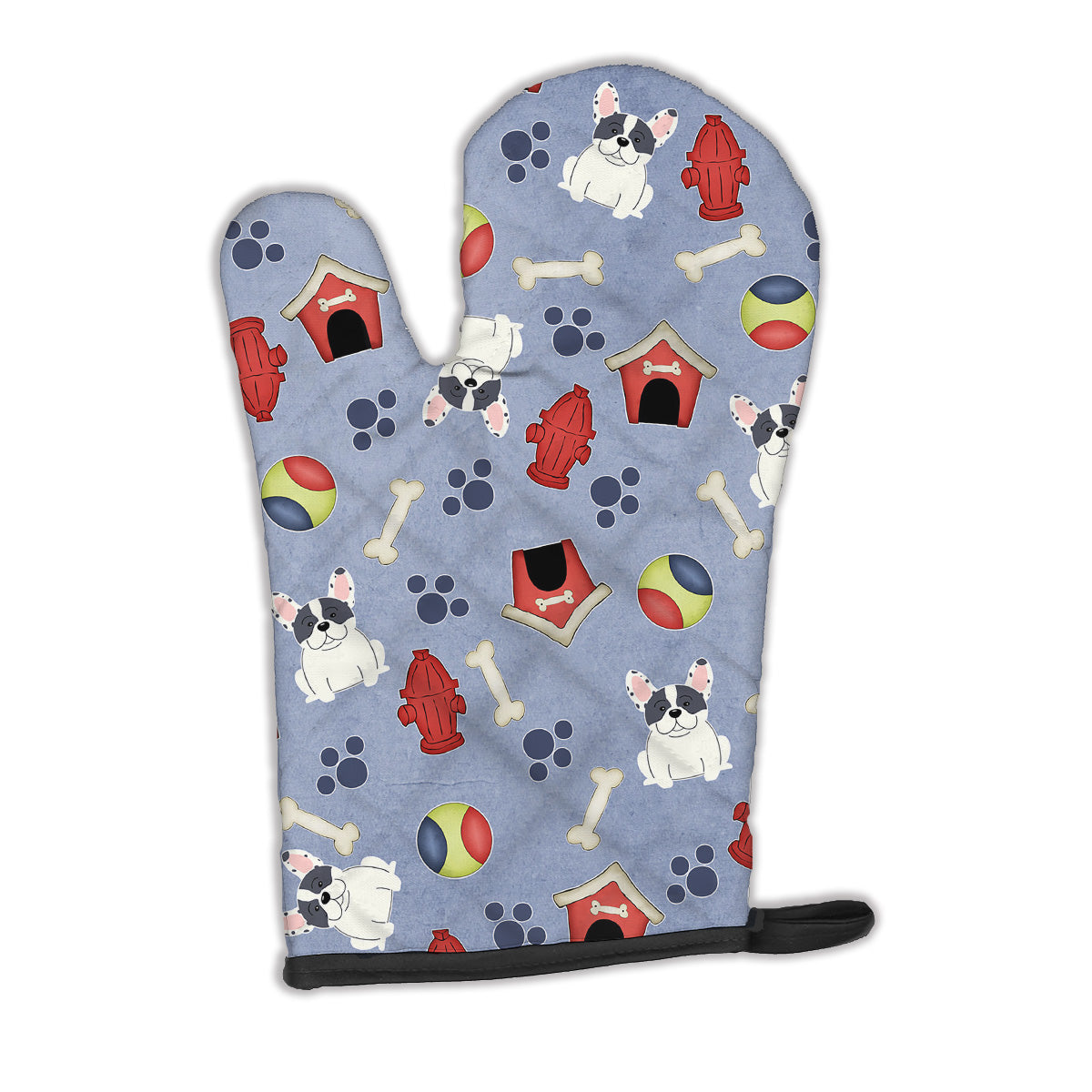 Dog House Collection French Bulldog Piebald Oven Mitt BB2624OVMT  the-store.com.