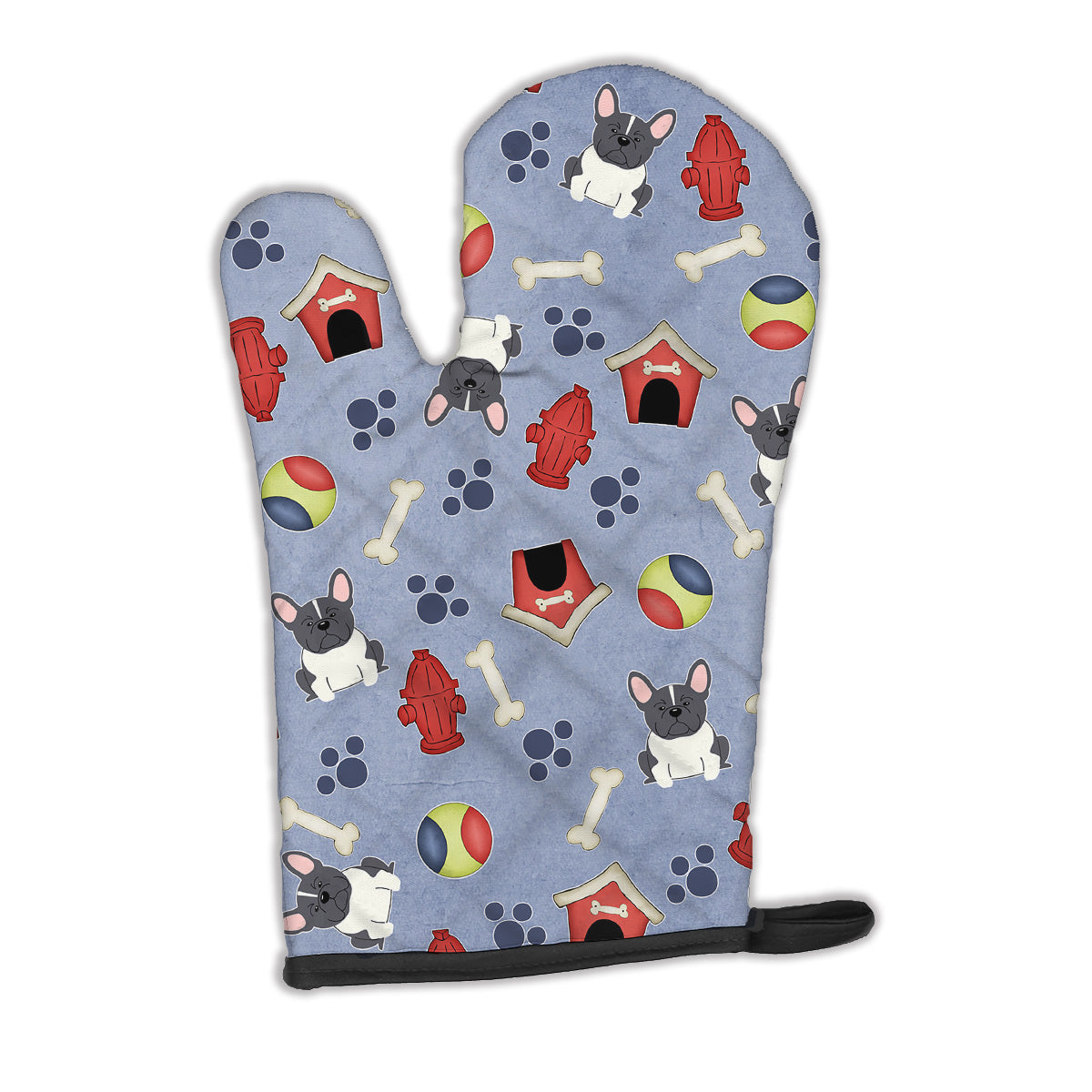 Dog House Collection French Bulldog Black White Oven Mitt BB2625OVMT  the-store.com.