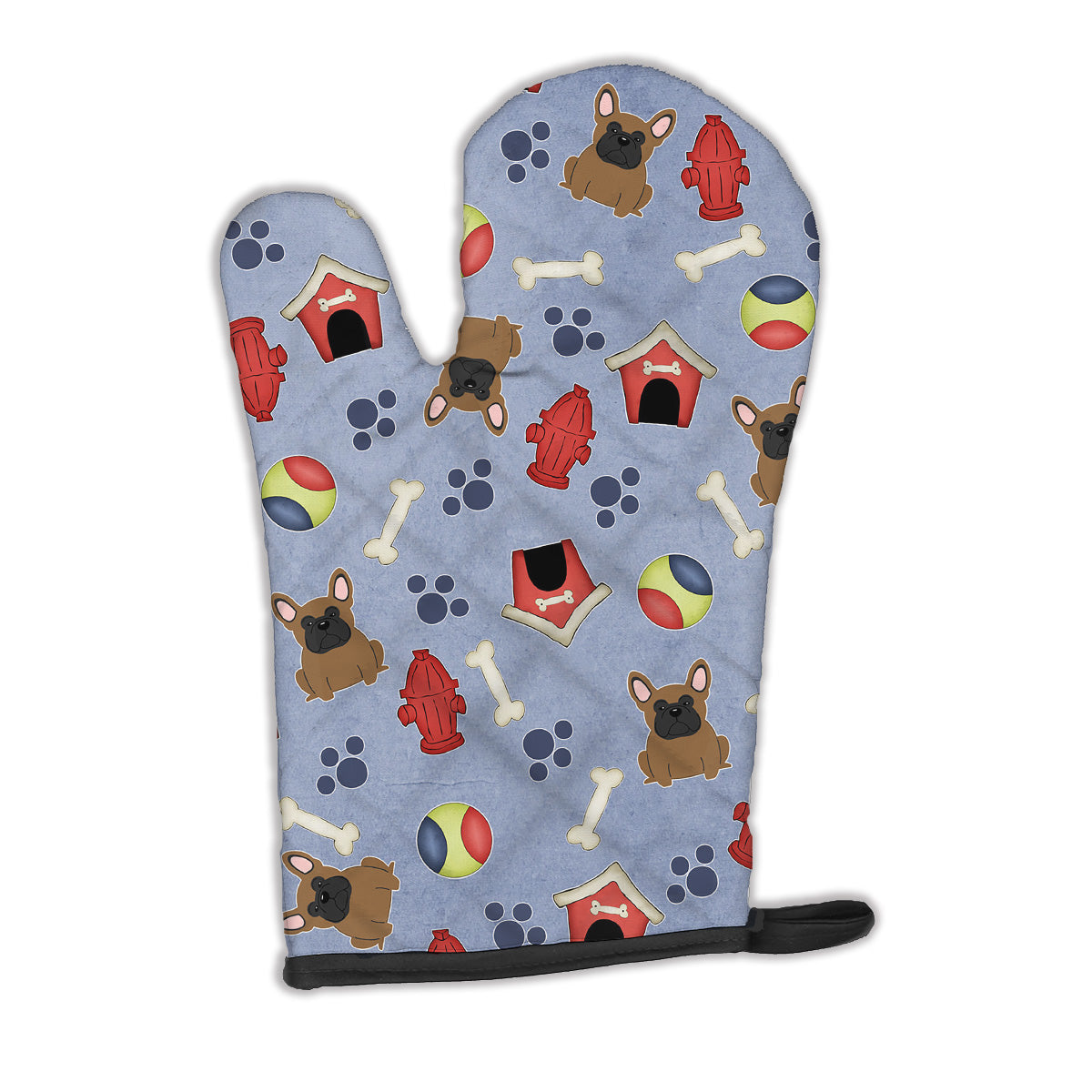 Dog House Collection French Bulldog Brown Oven Mitt BB2626OVMT  the-store.com.