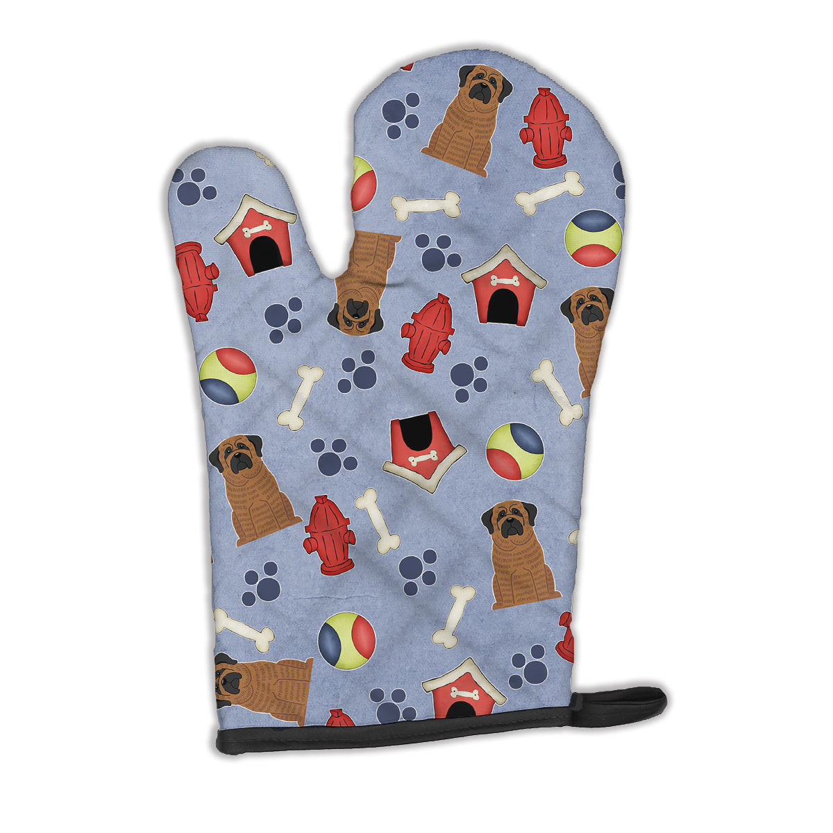 Dog House Collection Mastiff Brindle Oven Mitt BB2628OVMT  the-store.com.