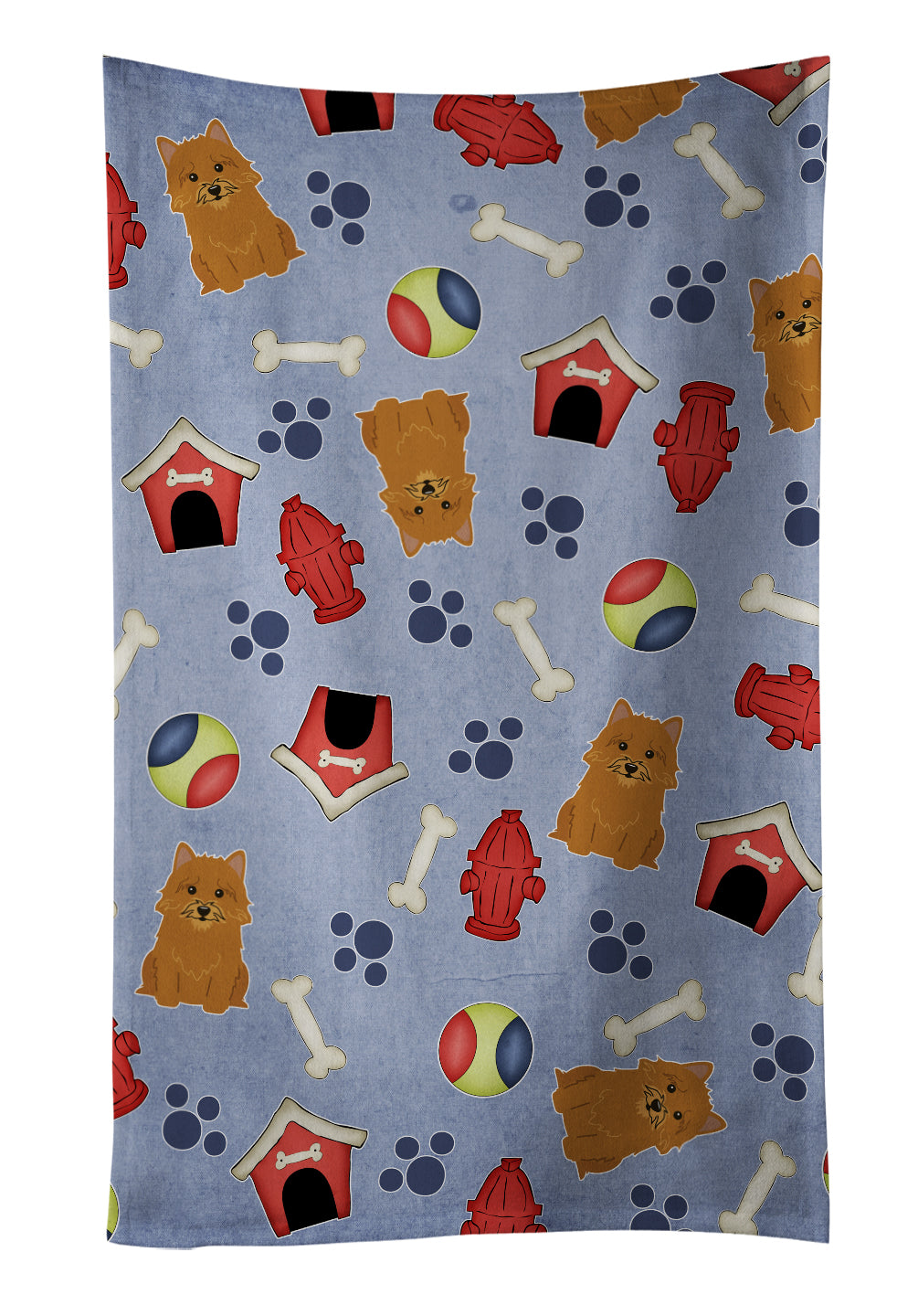 Dog House Collection Norwich Terrier Kitchen Towel BB2633KTWL - the-store.com