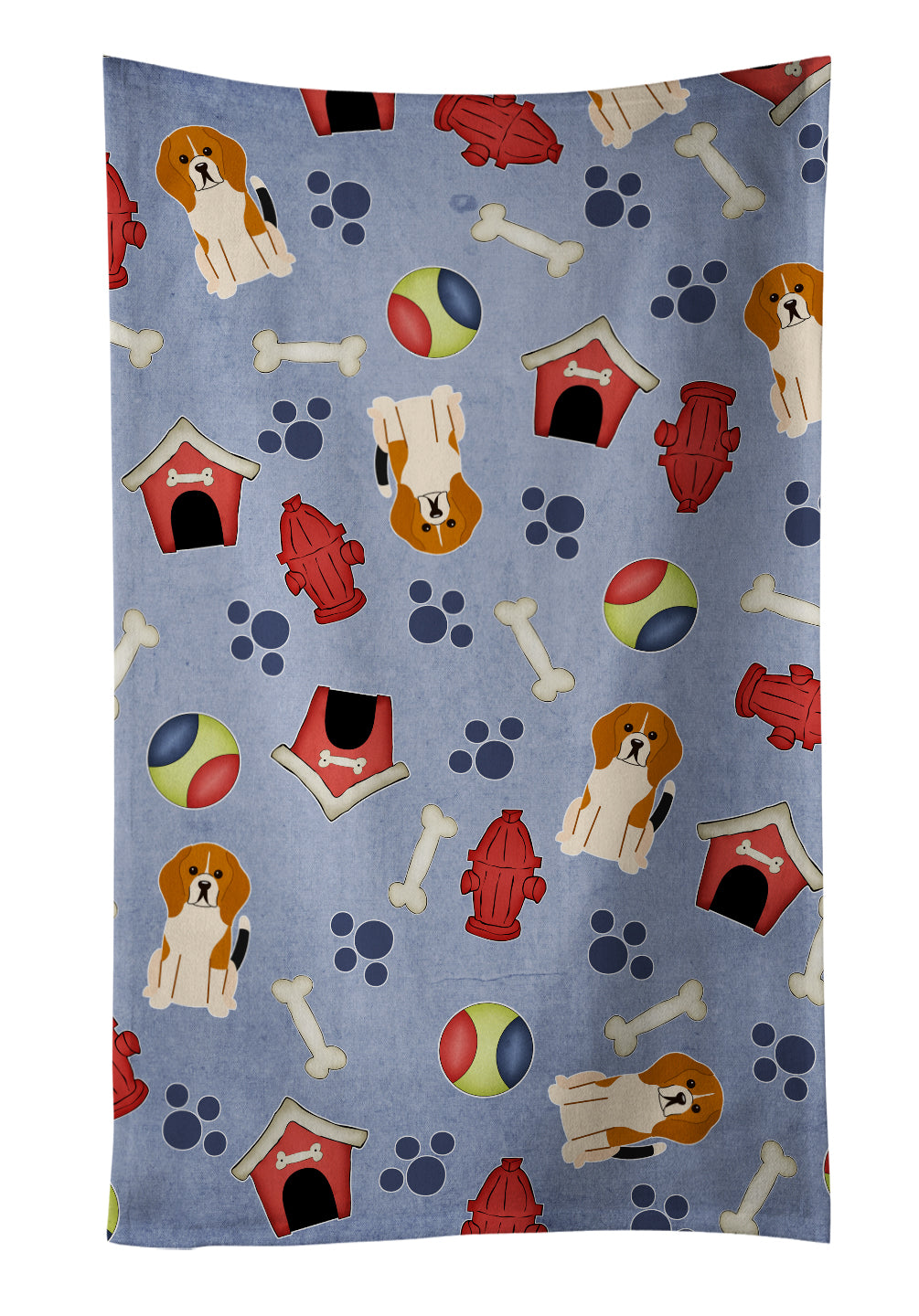 Dog House Collection Beagle Tricolor Kitchen Towel BB2653KTWL - the-store.com