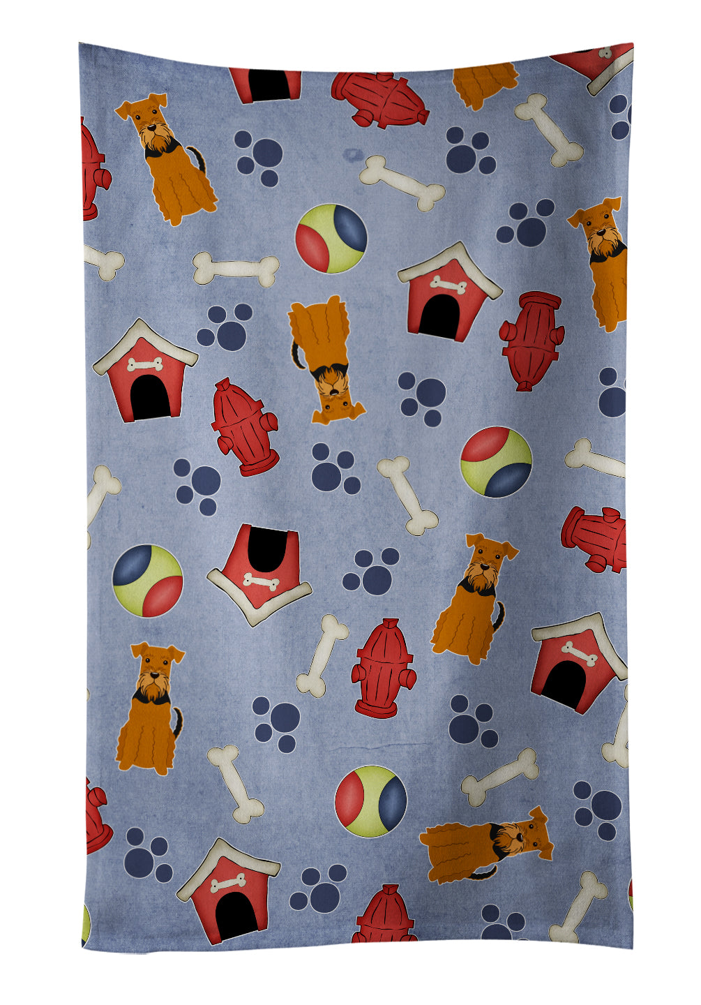Dog House Collection Airedale Kitchen Towel BB2654KTWL - the-store.com