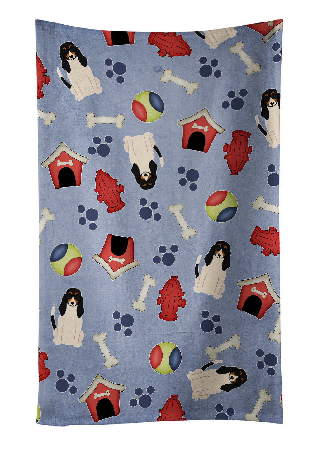Dog House Collection Swiss Hound Kitchen Towel BB2657KTWL - the-store.com