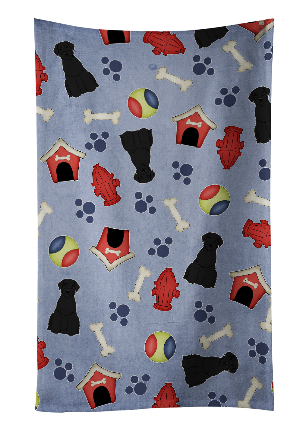 Dog House Collection Giant Schnauzer Kitchen Towel BB2679KTWL - the-store.com