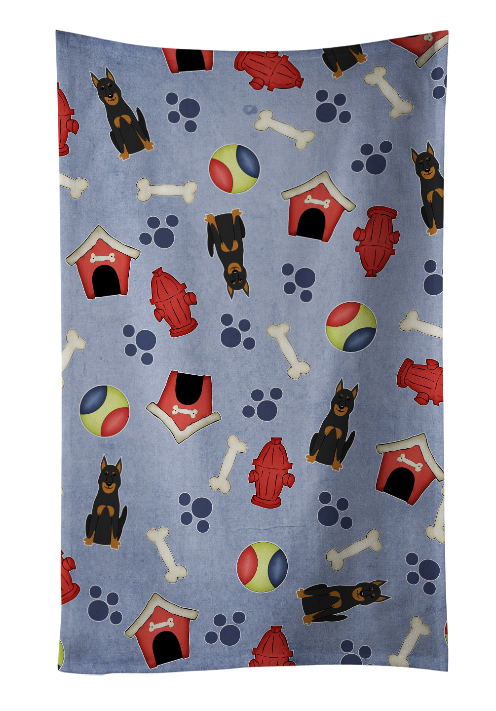 Dog House Collection Beauce Shepherd Dog Kitchen Towel BB2693KTWL - the-store.com