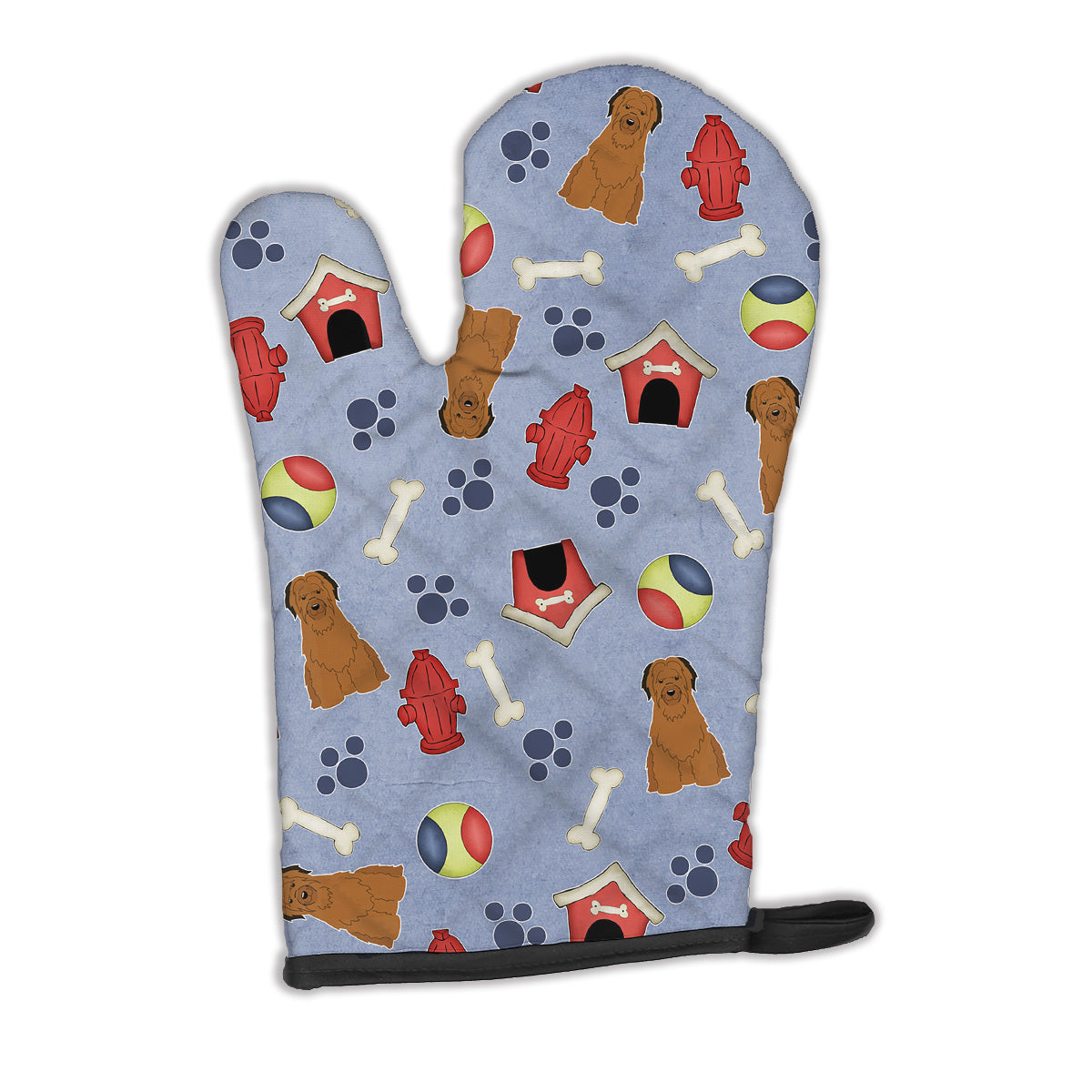 Dog House Collection Briard Brown Oven Mitt BB2695OVMT  the-store.com.