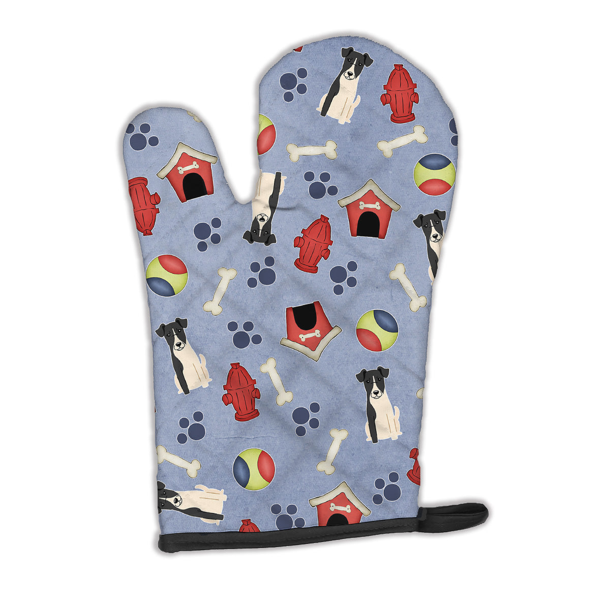 Dog House Collection Smooth Fox Terrier Oven Mitt BB2711OVMT  the-store.com.