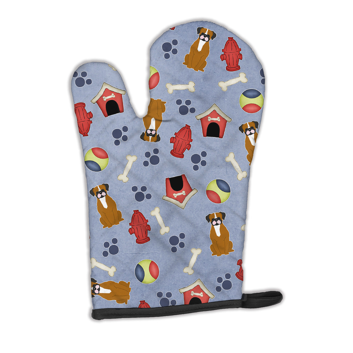Dog House Collection Flashy Fawn Boxer Oven Mitt BB2729OVMT  the-store.com.