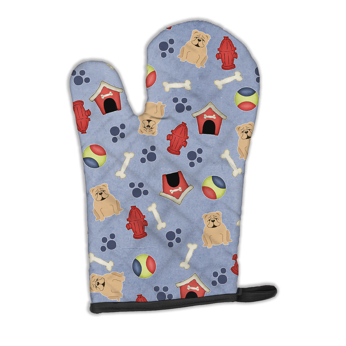 Dog House Collection English Bulldog Fawn Oven Mitt BB2737OVMT  the-store.com.