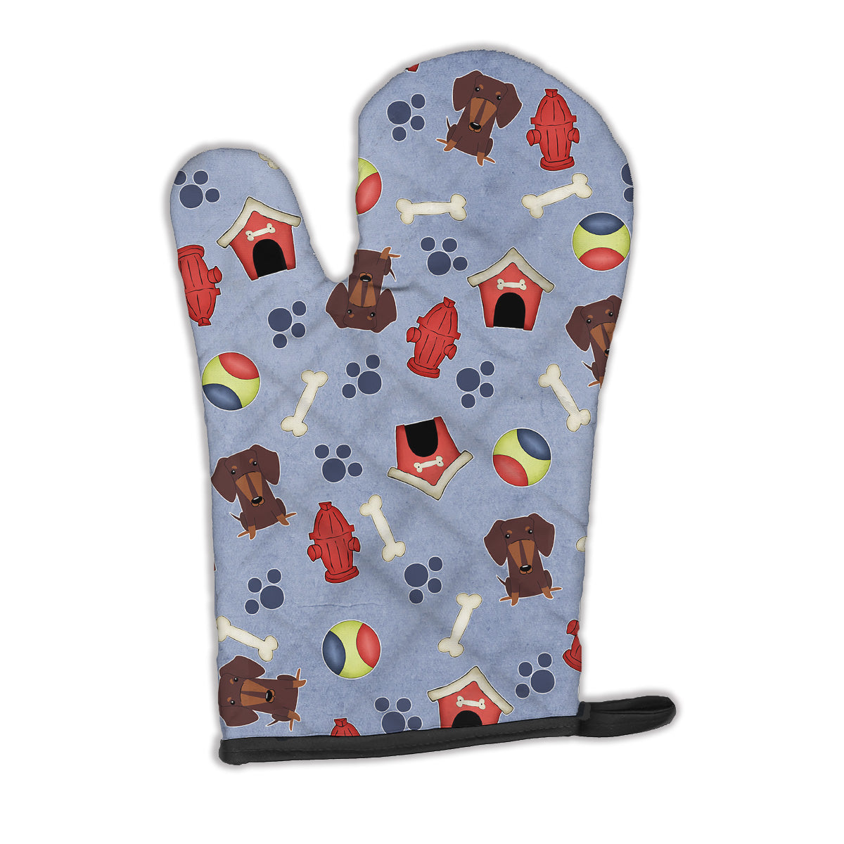 Dog House Collection Dachshund Chocolate Oven Mitt BB2744OVMT  the-store.com.
