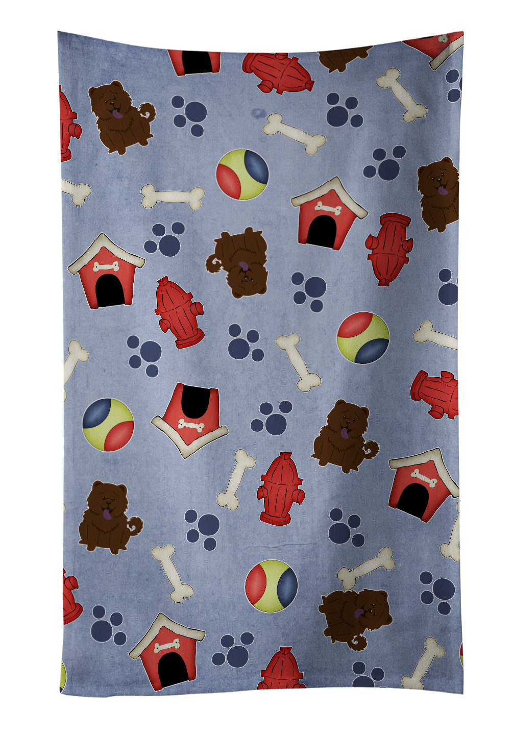 Dog House CollectionChow Chow Chocolate Kitchen Towel BB2754KTWL - the-store.com