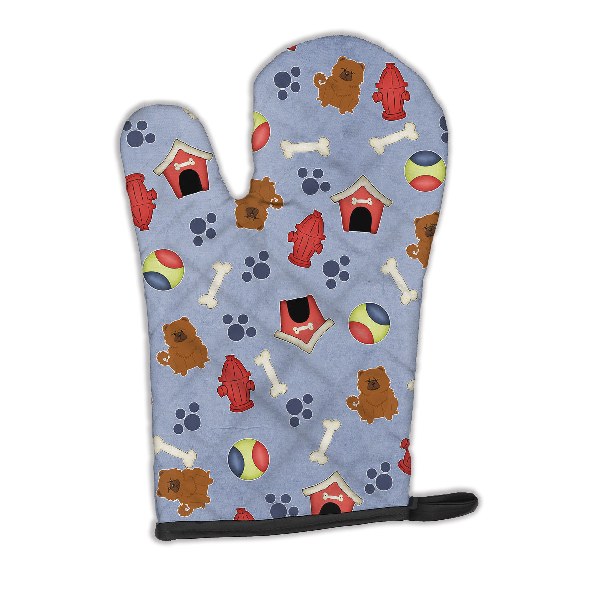 Dog House Collection Chow Chow Red Oven Mitt BB2755OVMT  the-store.com.