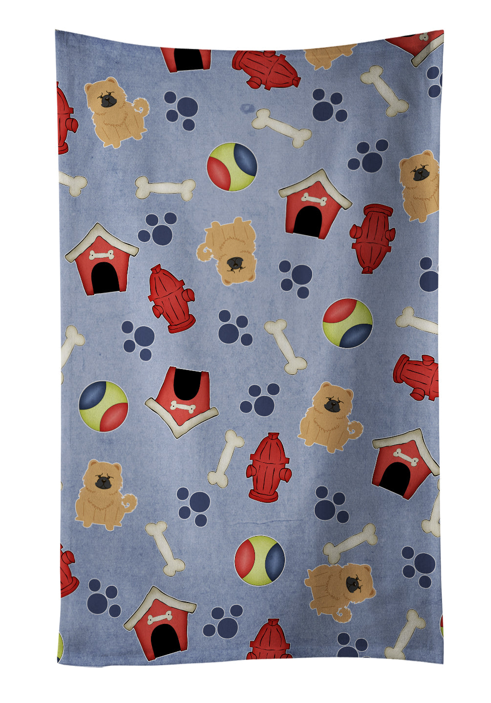 Dog House Collection Chow Chow Cream Kitchen Towel BB2757KTWL - the-store.com