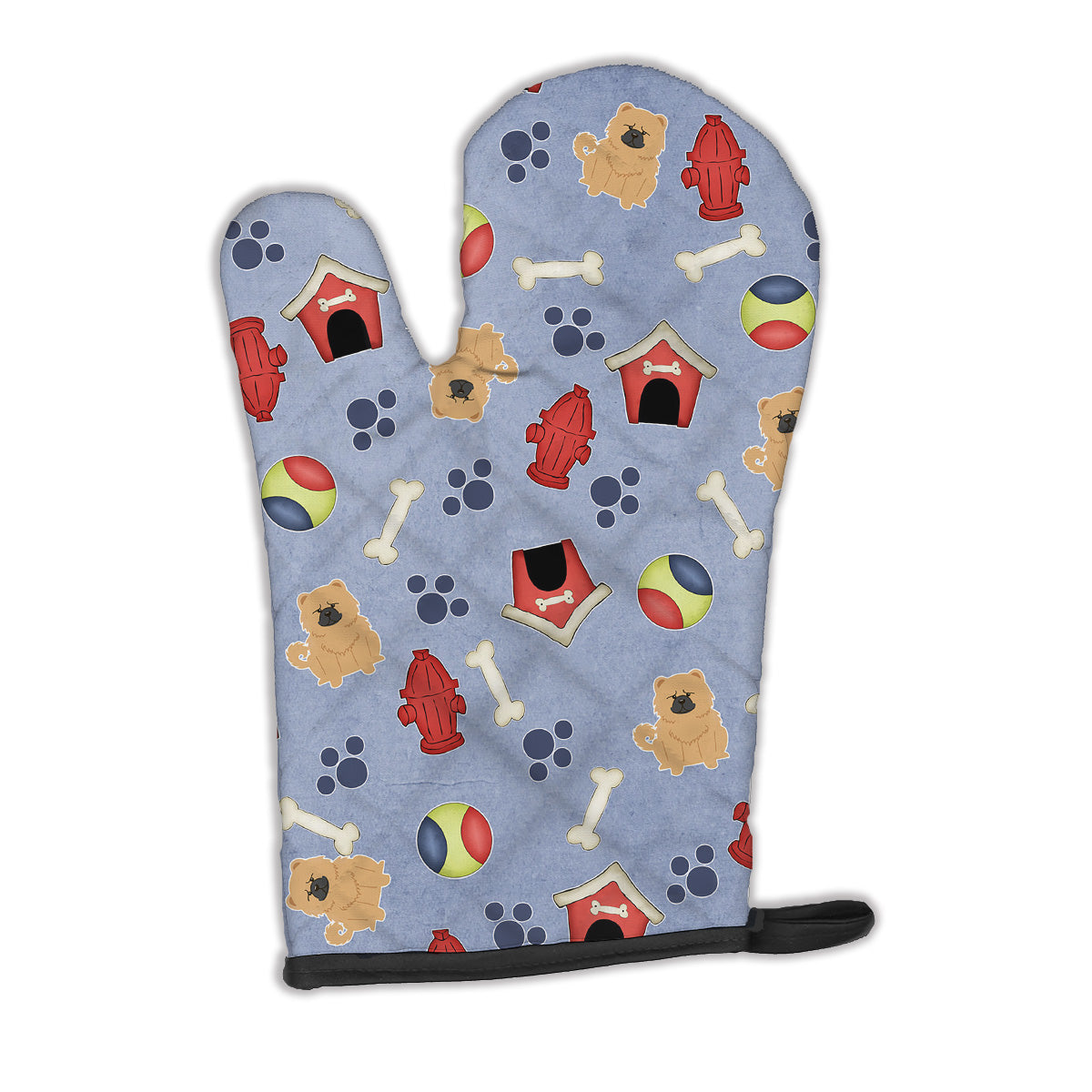 Dog House Collection Chow Chow Cream Oven Mitt BB2757OVMT  the-store.com.