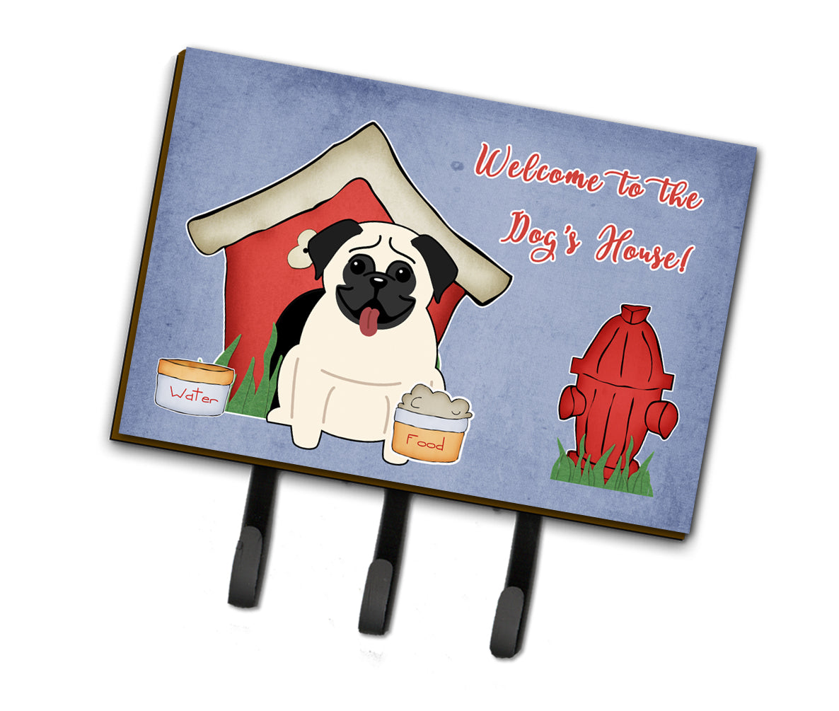 Dog House Collection Pug Cream Leash or Key Holder BB2758TH68  the-store.com.