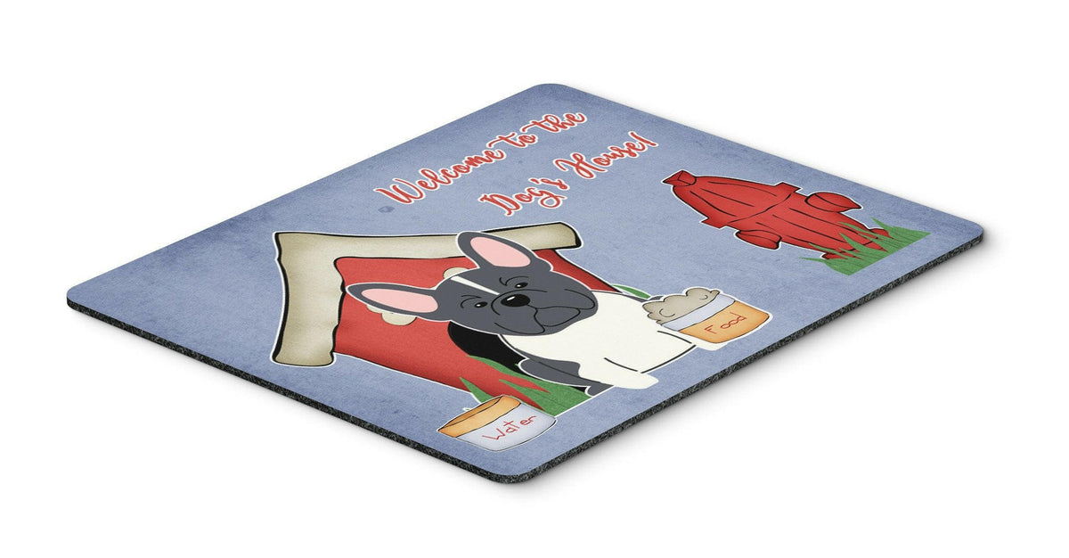 Dog House Collection French Bulldog Black White Mouse Pad, Hot Pad or Trivet BB2766MP by Caroline&#39;s Treasures