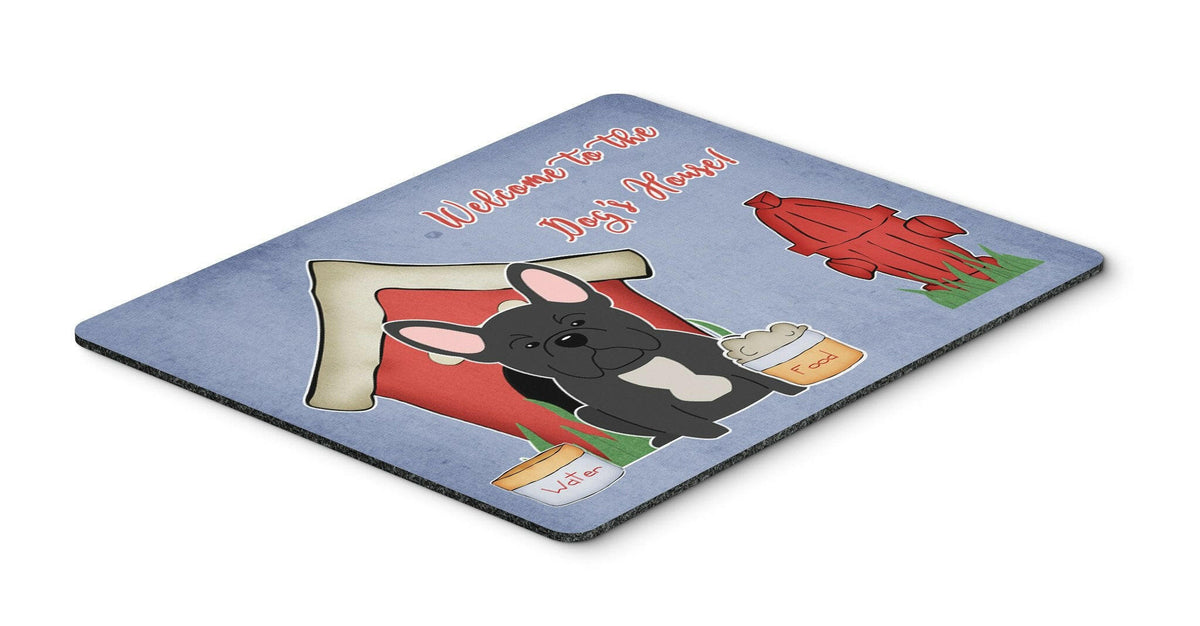 Dog House Collection French Bulldog Black Mouse Pad, Hot Pad or Trivet BB2768MP by Caroline&#39;s Treasures